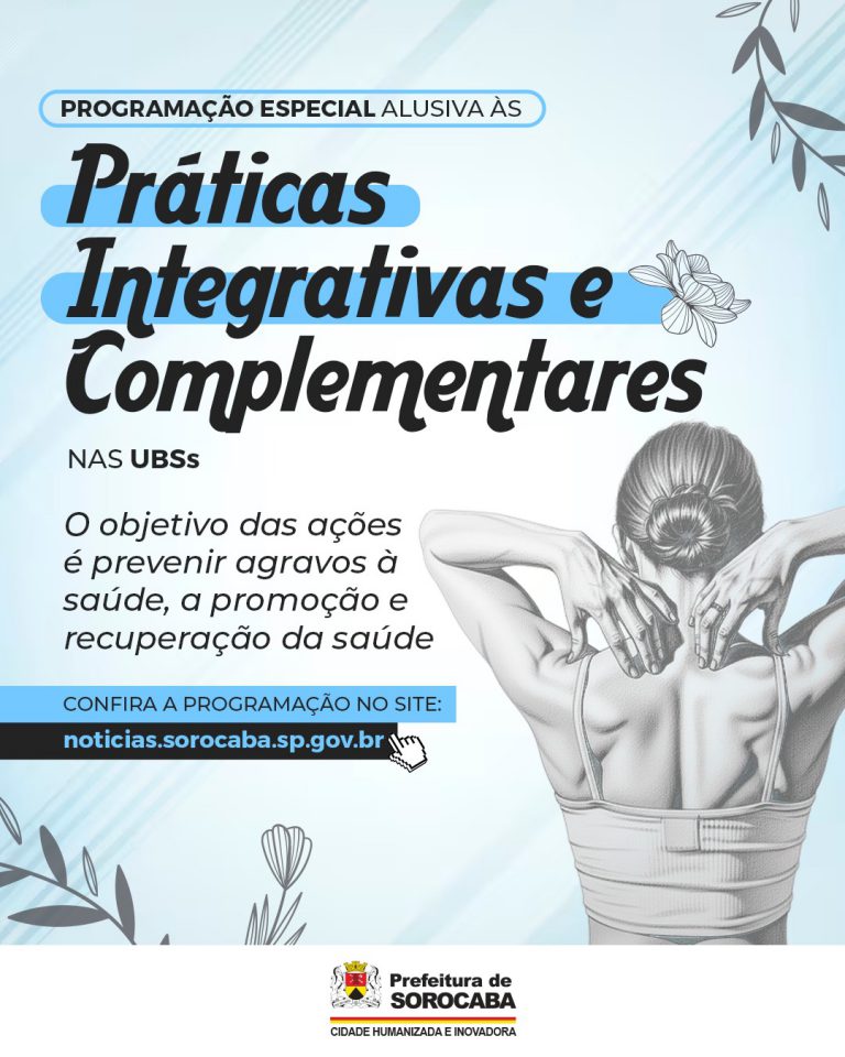 UBSs têm programação especial na Semana de Práticas Integrativas e Complementares