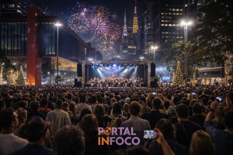 Réveillon na Paulista 2025/26: line-up e operação na rua