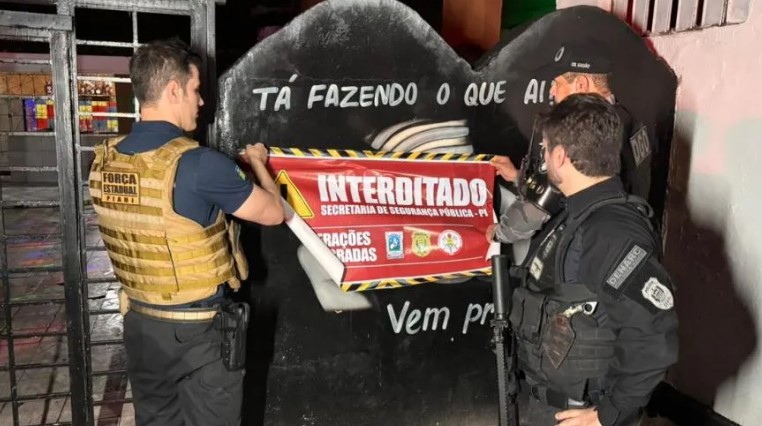 Boate é interditada após investigação sobre possível uso do local para venda de drogas em Teresina