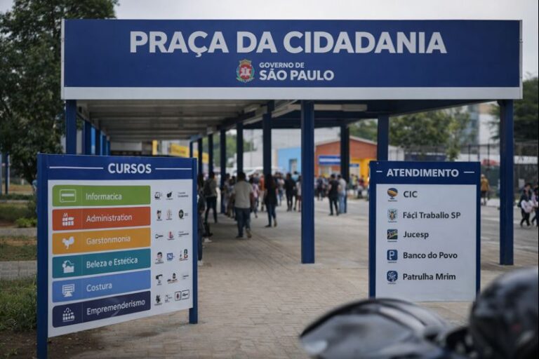 Praças da Cidadania oferecem mais de 600 vagas em cursos gratuitos na Grande São Paulo