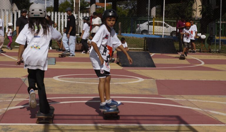 Social Skate abre 150 vagas para alunos entre 6 e 17 anos