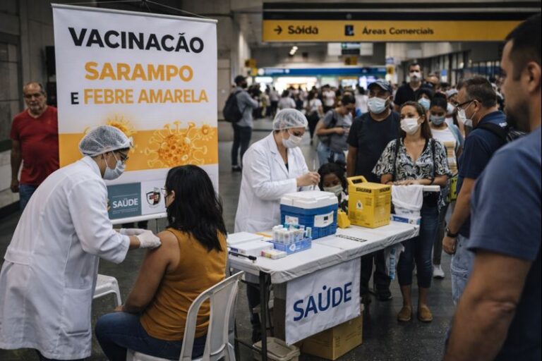 Vacinação contra sarampo e febre amarela será intensificada em São Paulo