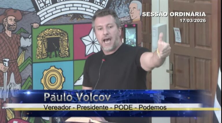 TENSÃO NA CÂMARA DE ARAÇARIGUAMA: PRESIDENTE DA CÂMARA PAULO VOLCOV EXPÕE RACHAS POLÍTICAS E ACENDE ALERTA SOBRE DIÁLOGO DEMOCRÁTICO