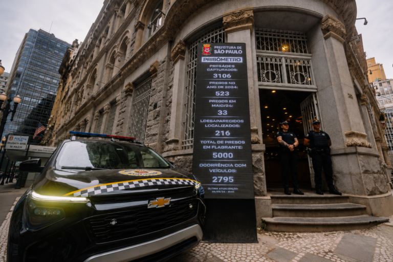 Smart Sampa atinge marca de 5 mil prisões em flagrante na capital paulista