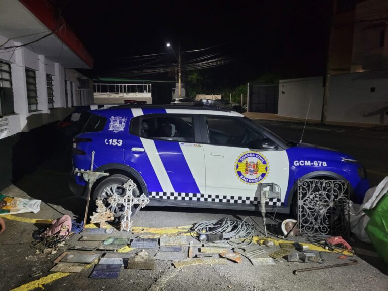 GCM de São Roque prende homem por furto ao Cemitério da Paz e a obra na cidade